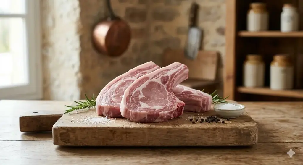 LA FERMIÈRE DE SYLVANÈS - Côtes de porc - au kg