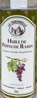 LA TOURANGELLE - Huile De Pepins De Raisin - 750ml